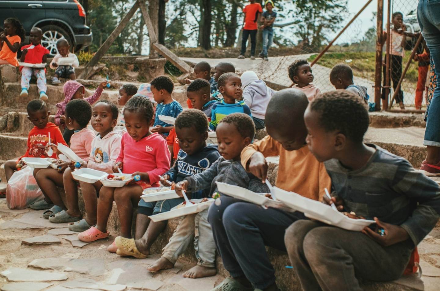 Feeding program at Bomet Primary